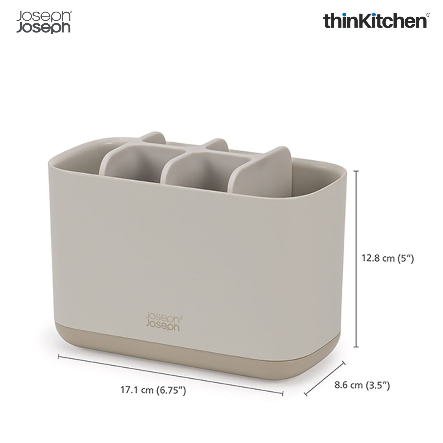 Joseph Joseph EasyStore Matt Finish Large Toothbrush Caddy - 6