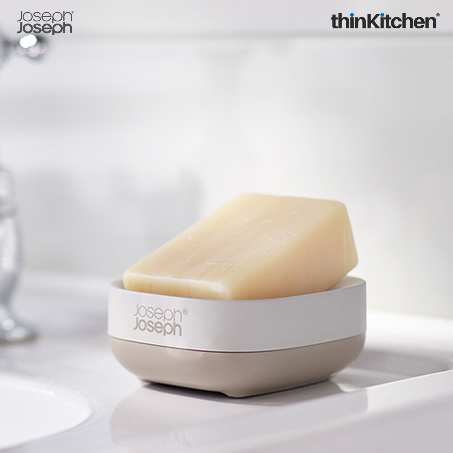 Joseph Joseph Slim Matt Finish Compact Soap Dish - 1