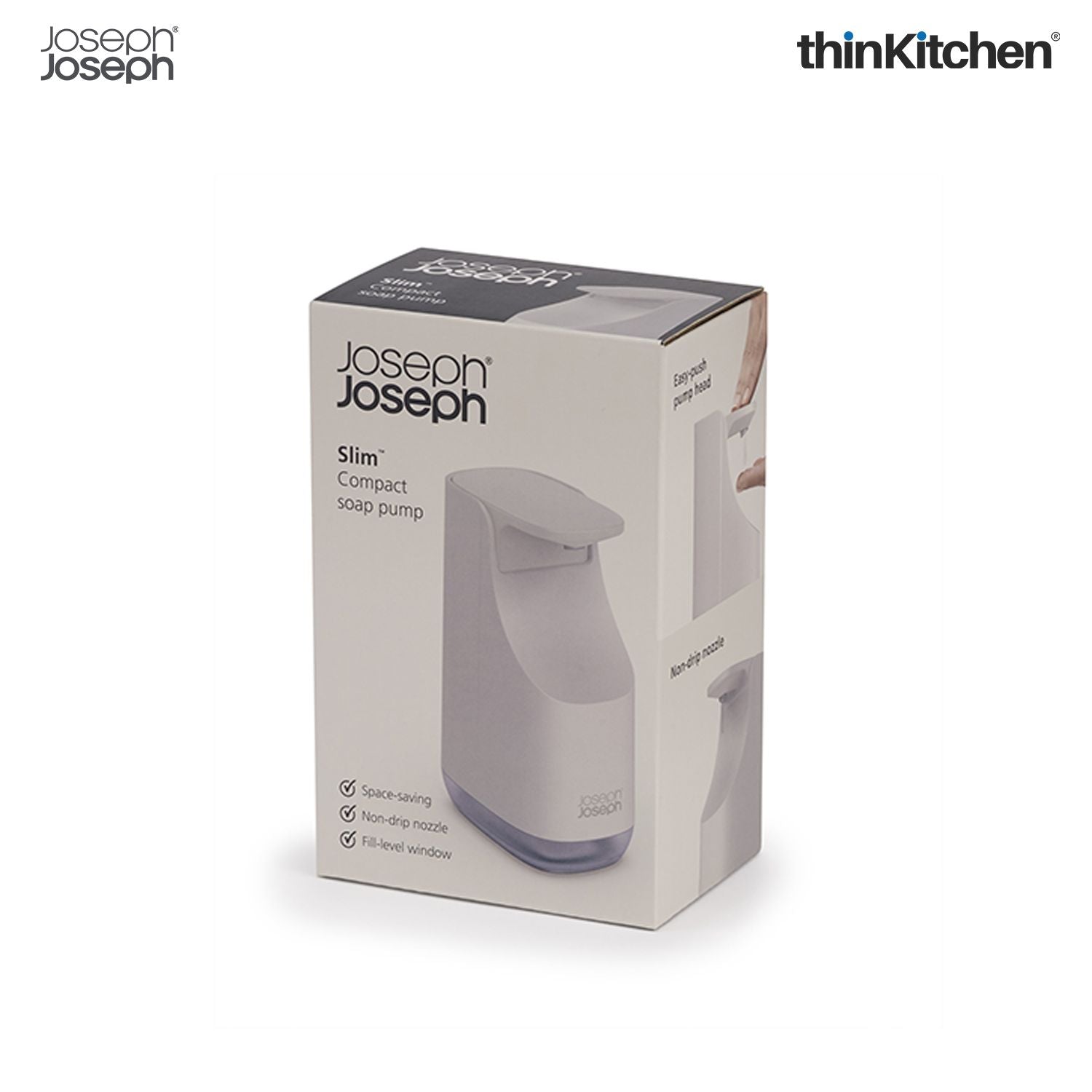 Joseph Joseph Slim Matt Finish Compact Soap Pump - 6