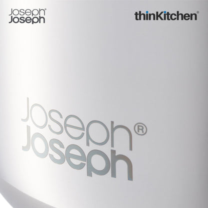 Joseph Joseph EasyStore Luxe Quick-drain Stainless-steel: Soap Dish x Toothbrush Caddy Combo set