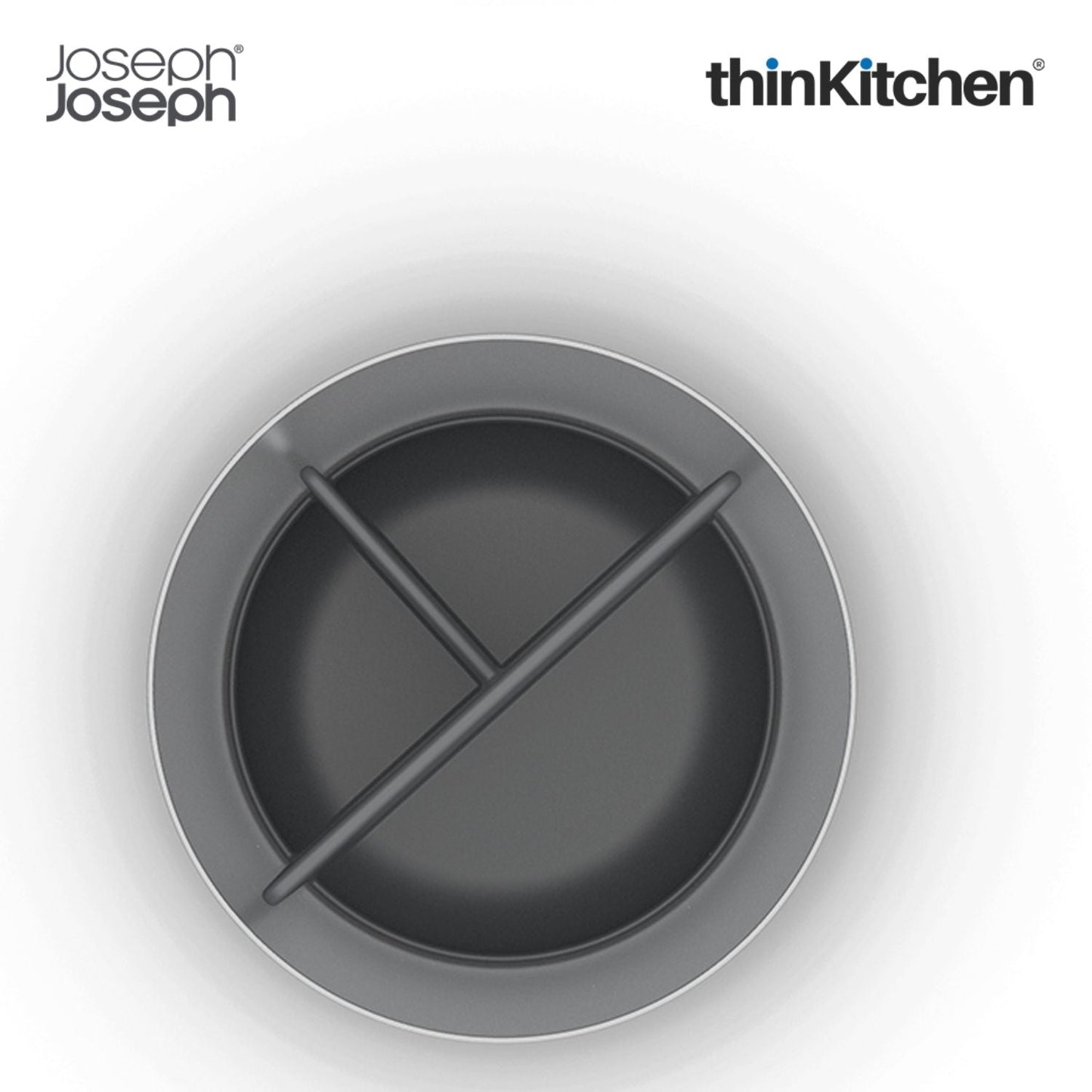 Joseph Joseph EasyStore Luxe Quick-drain Stainless-steel: Soap Dish x Toothbrush Caddy Combo set