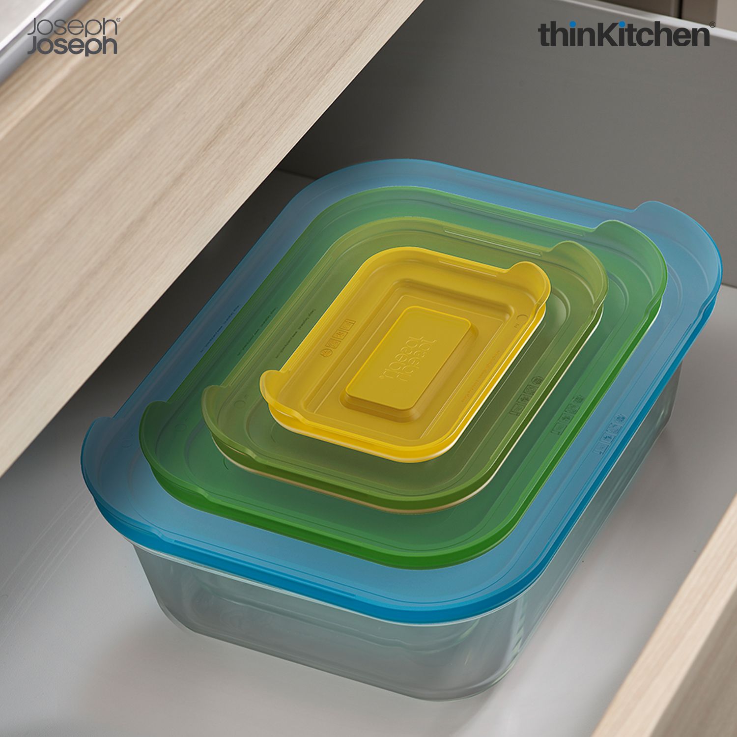 Joseph Joseph Nest Glass Storage 4-piece Set - 2