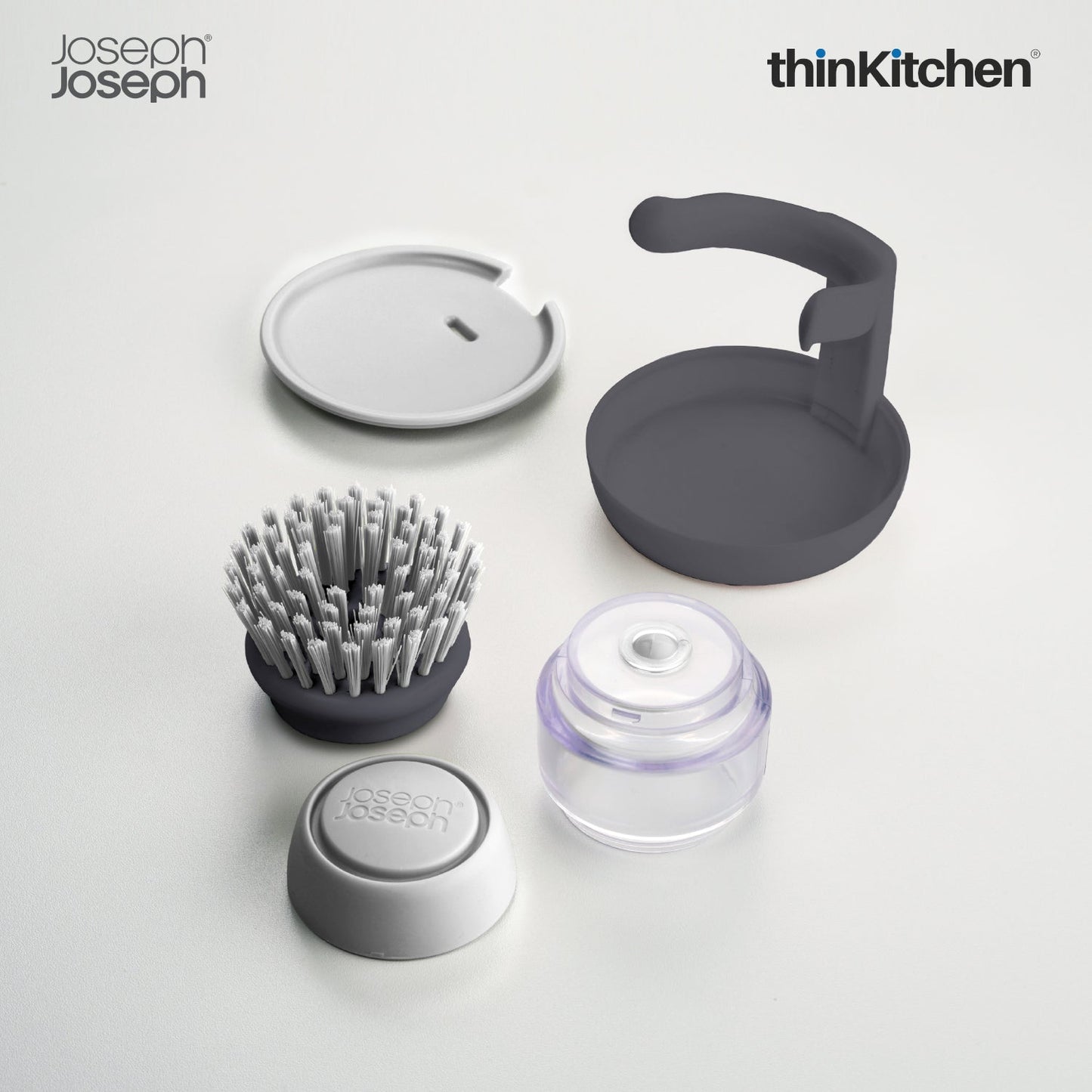 Joseph Joseph Palm Scrub Brush x Caddy Large Sink Tidier combo set