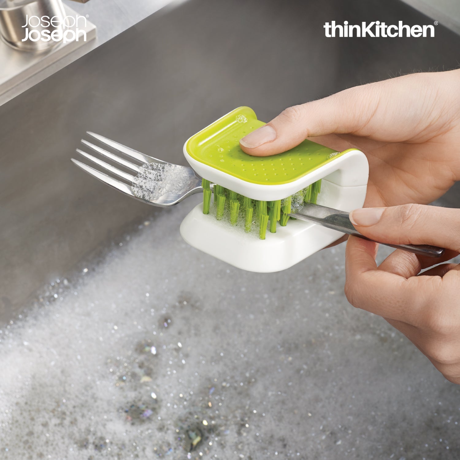 Joseph Joseph Bladebrush Knife Cleaner Green - 5