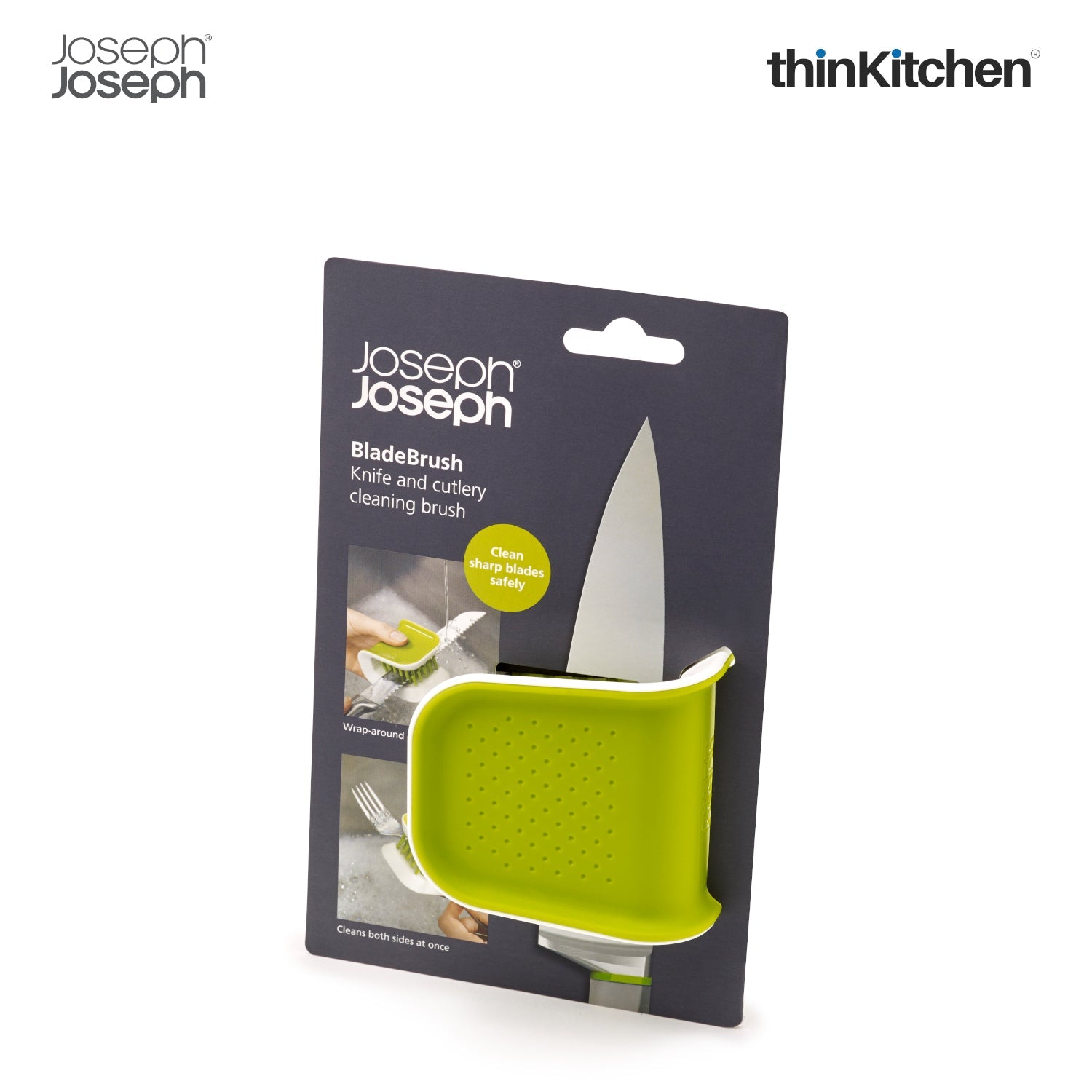 Joseph Joseph Bladebrush Knife Cleaner Green - 6