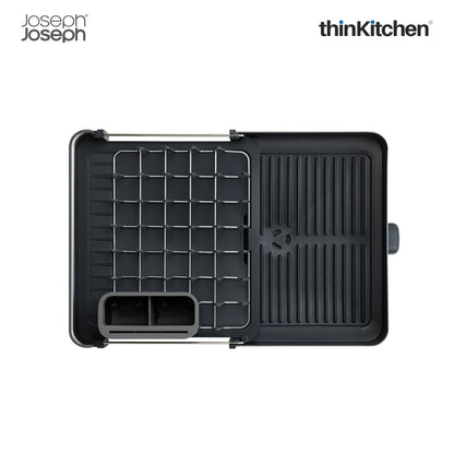 Joseph Joseph Extend Steel Dish Rack x Surface™ Large Sink Caddy  with Sponge Holder, Grey combo set