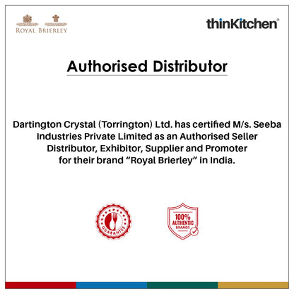 Royal Brierley Harris Wine Ink Blue Glass