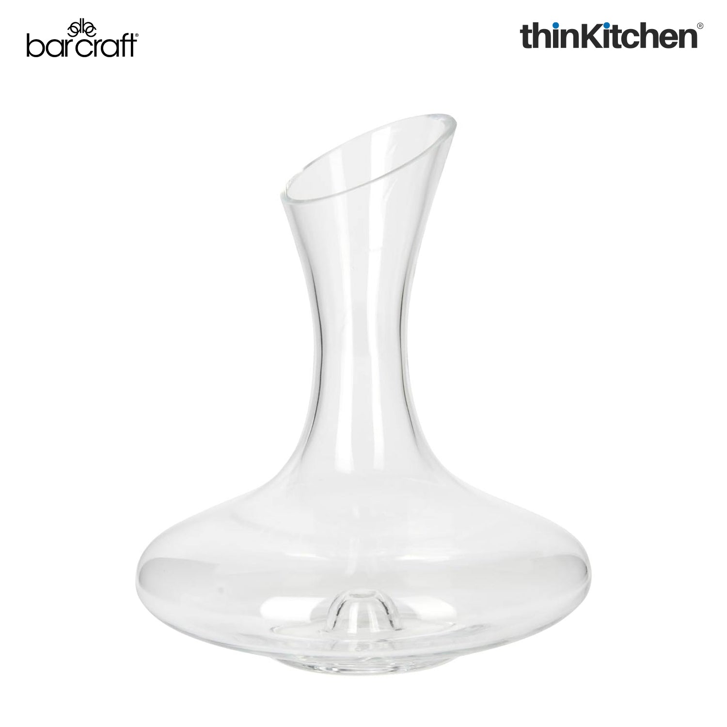BarCraft Deluxe Glass Wine Decanter, 1.5 Litres, Gift Boxed - 4