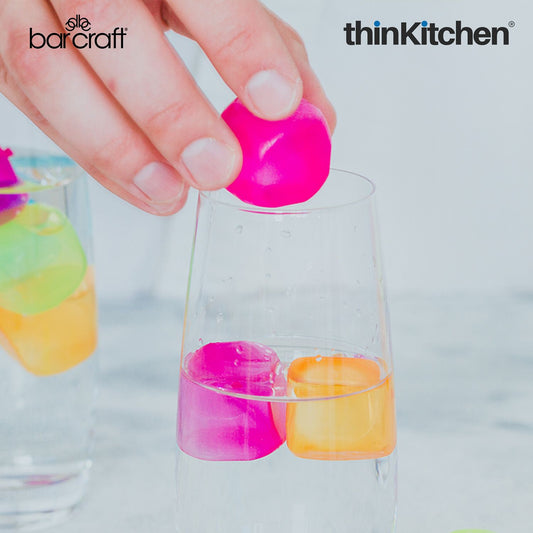 BarCraft Pack of 18 Reusable Ice Cubes