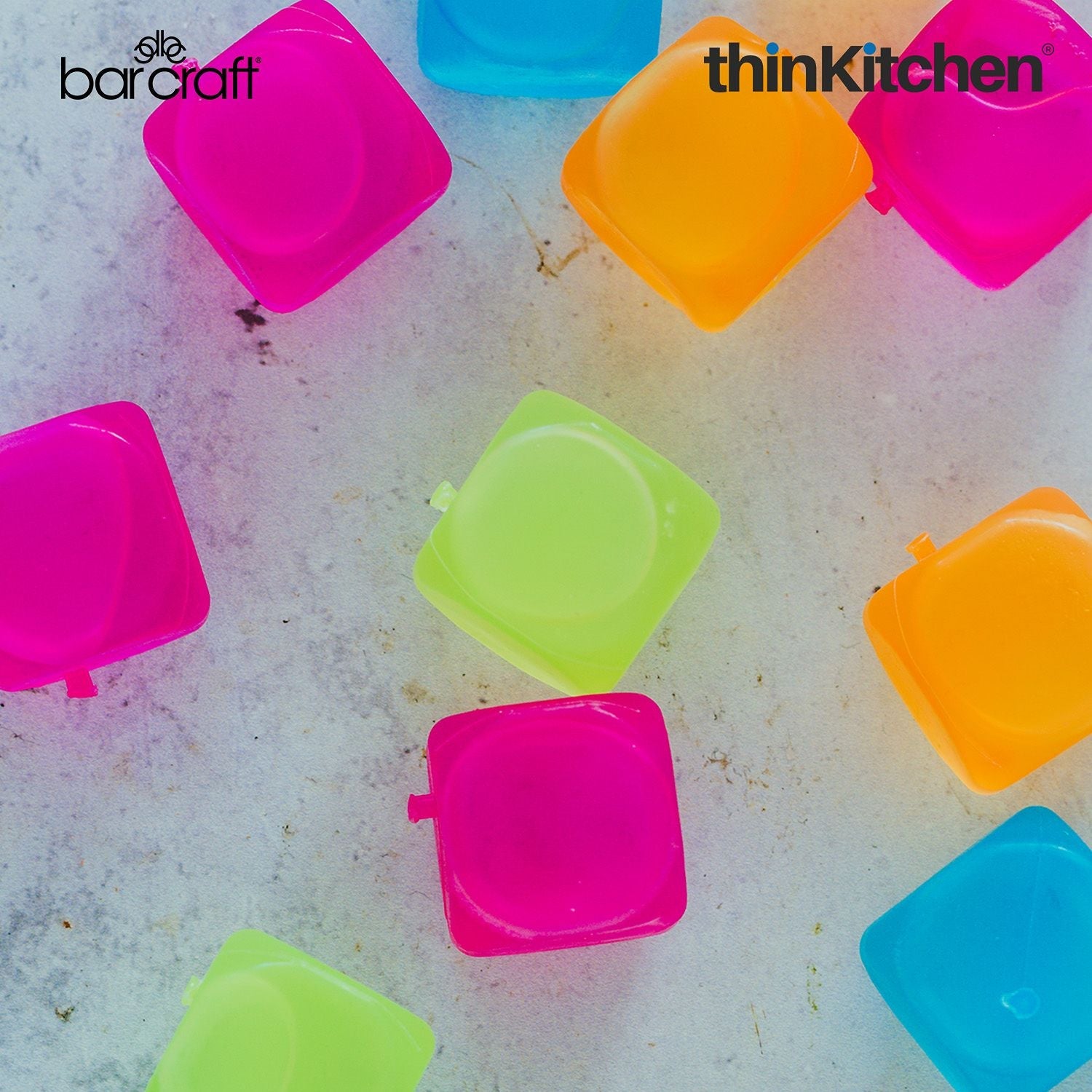 BarCraft Pack of 18 Reusable Ice Cubes - 2