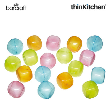 BarCraft Pack of 18 Reusable Ice Cubes