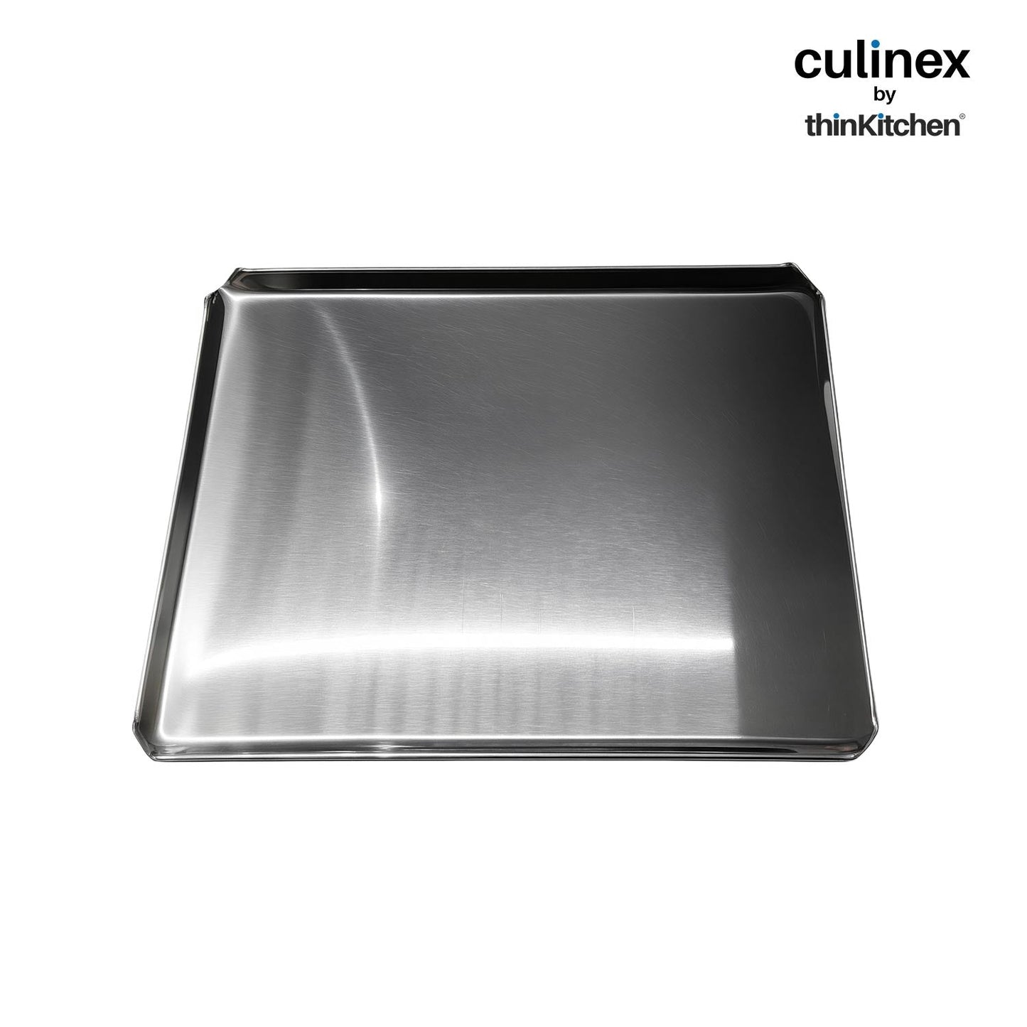 Culinex by thinKitchen Stainless Steel Cookie Sheet | Durable Baking Tray | Rust-Resistant & Easy to Clean | Perfect for Cookies, Biscuits, Pastries & More