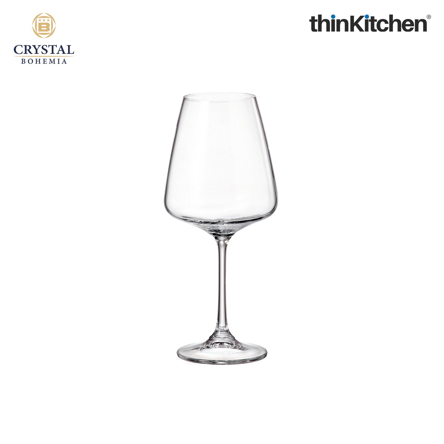 Crystal Bohemia Premium Red Wine Glasses – CORVUS – Set of 6, 450 ml | International Crystal Stemware | Luxury Czech Crystalware | Made in Czech Republic - 2