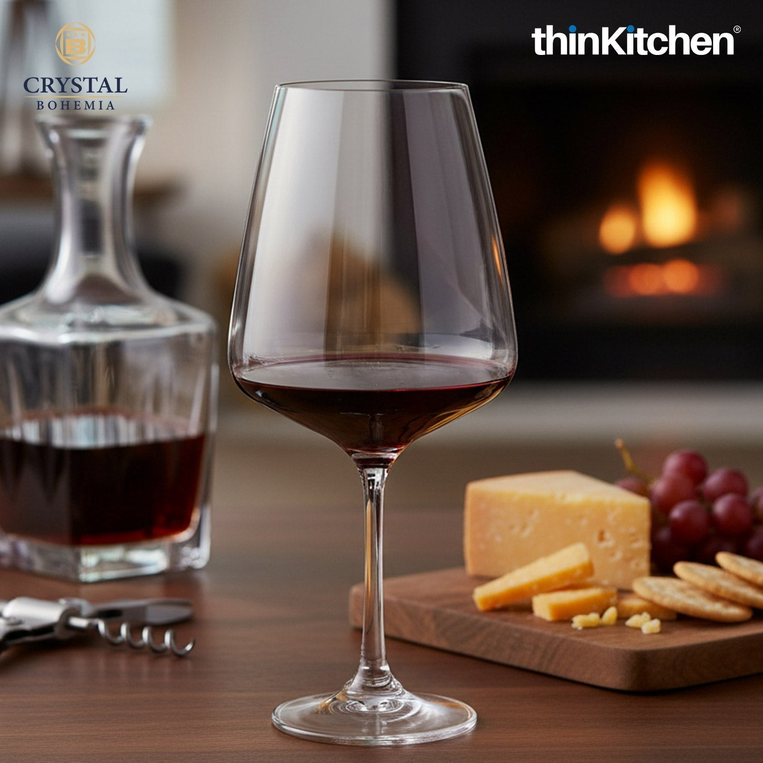 Crystal Bohemia CORVUS Red Wine Glass | 750 ml | Set of 6 | Luxury Czech Crystal Glassware | Premium International Stemware for Wine Connoisseurs | Made in Czech Republic - 2