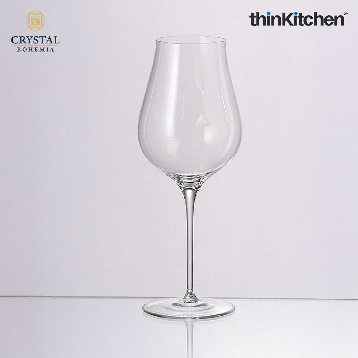 Crystal Bohemia Premium Red Wine Glass – LIMOSA – 650 ml, Set of 6 | International Crystalware | Luxury Stemware | Made in Czech Republic