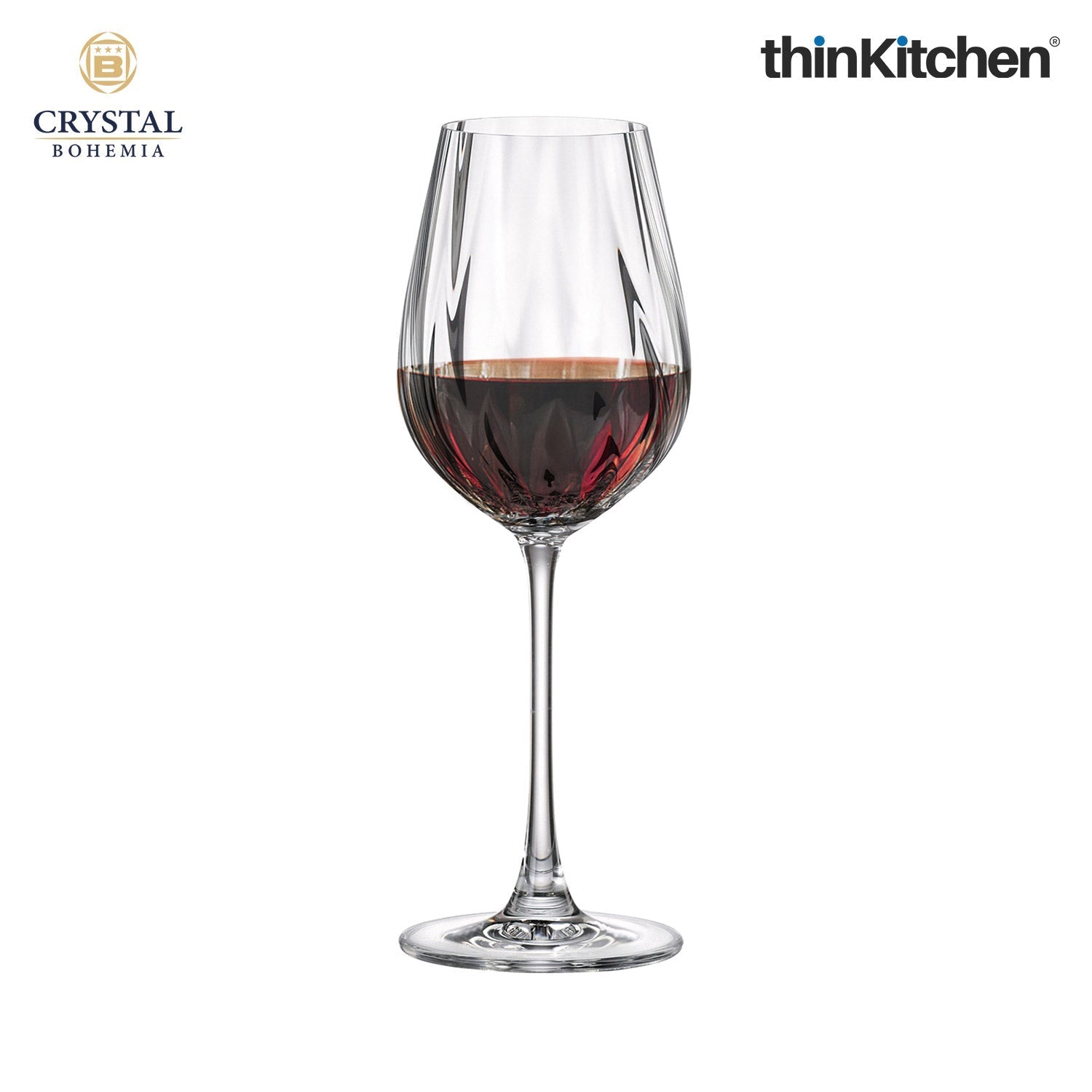 Crystal Bohemia Premium White Wine Glass – CORA – 400 ml, Set of 6 | International Crystalware | Elegant Stemware | Made in Czech Republic - 3