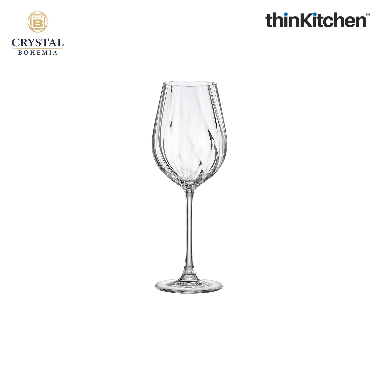 Crystal Bohemia Premium Red Wine Glass – CORA – 500 ml, Set of 6 | International Crystalware | Elegant Wine Glass Set | Made in Czech Republic - 2