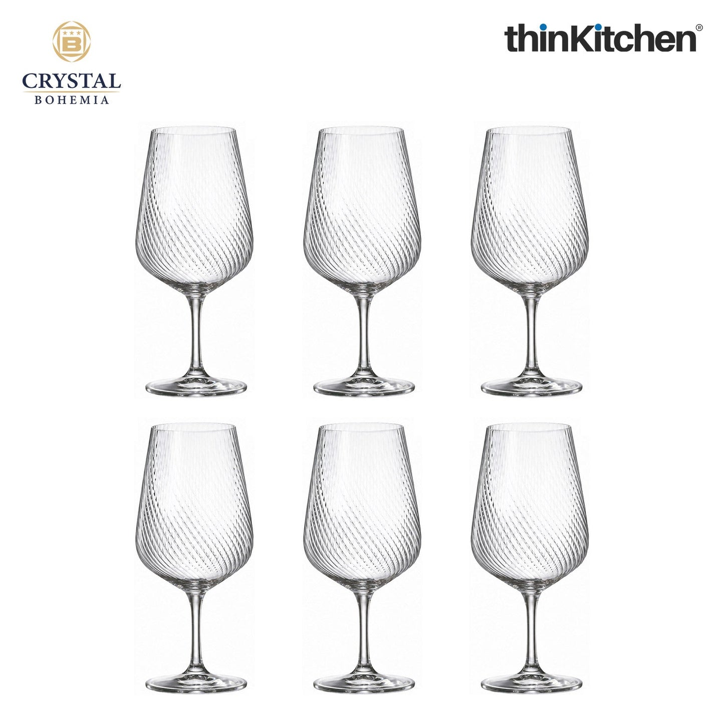 Premium Red Wine Glasses Set of 6, 450ml, TYTO, Lead Free Stemware for Shiraz, Merlot, Wine, Drinks, Cocktails, Mocktails
