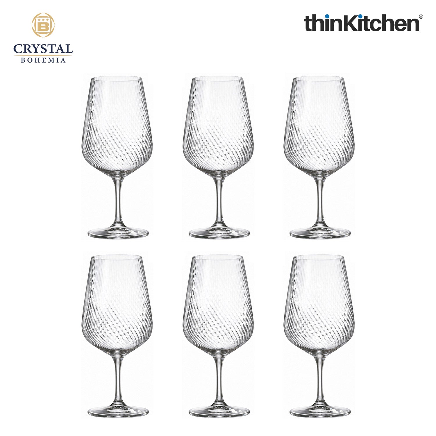 Premium Red Wine Glasses Set of 6, 450ml, TYTO, Lead Free Stemware for Shiraz, Merlot, Wine, Drinks, Cocktails, Mocktails - 2