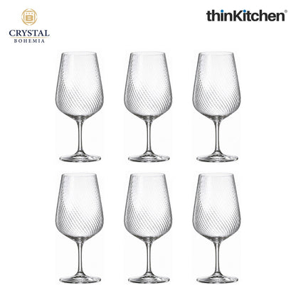 Premium Red Wine Glasses Set of 6, 450ml, TYTO, Lead Free Stemware for Shiraz, Merlot, Wine, Drinks, Cocktails, Mocktails