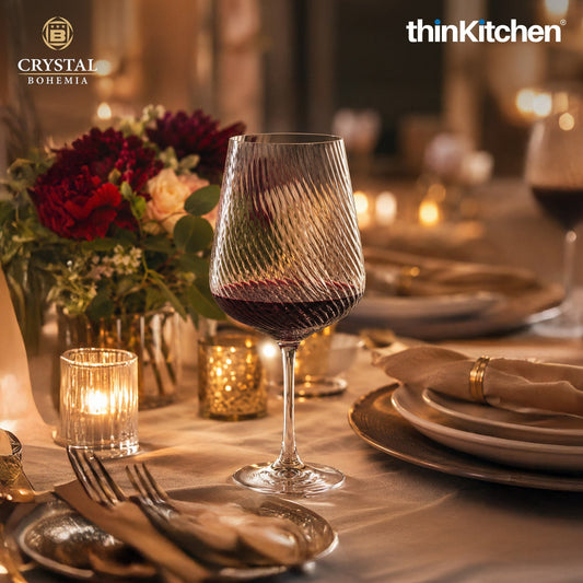 Premium Red Wine Glasses Set of 6, 450ml, TYTO, Lead Free Stemware for Shiraz, Merlot, Wine, Drinks, Cocktails, Mocktails