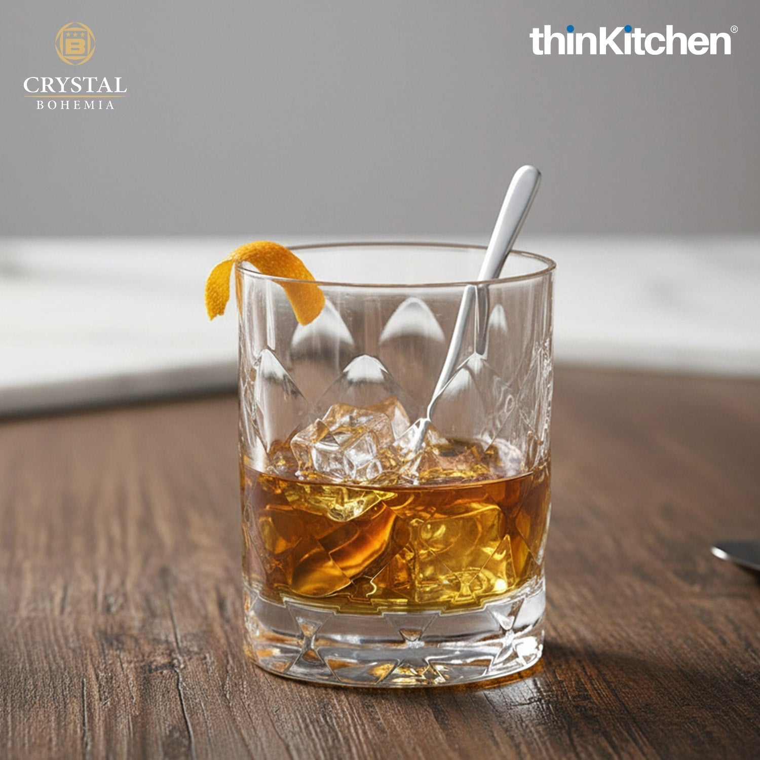 Crystal Bohemia Premium Whisky Glass – TINY – 320 ml Double Old Fashioned (DOF), Set of 6 | Luxury Czech Crystal Tumblers | International Crystalware | Made in Czech Republic - 2