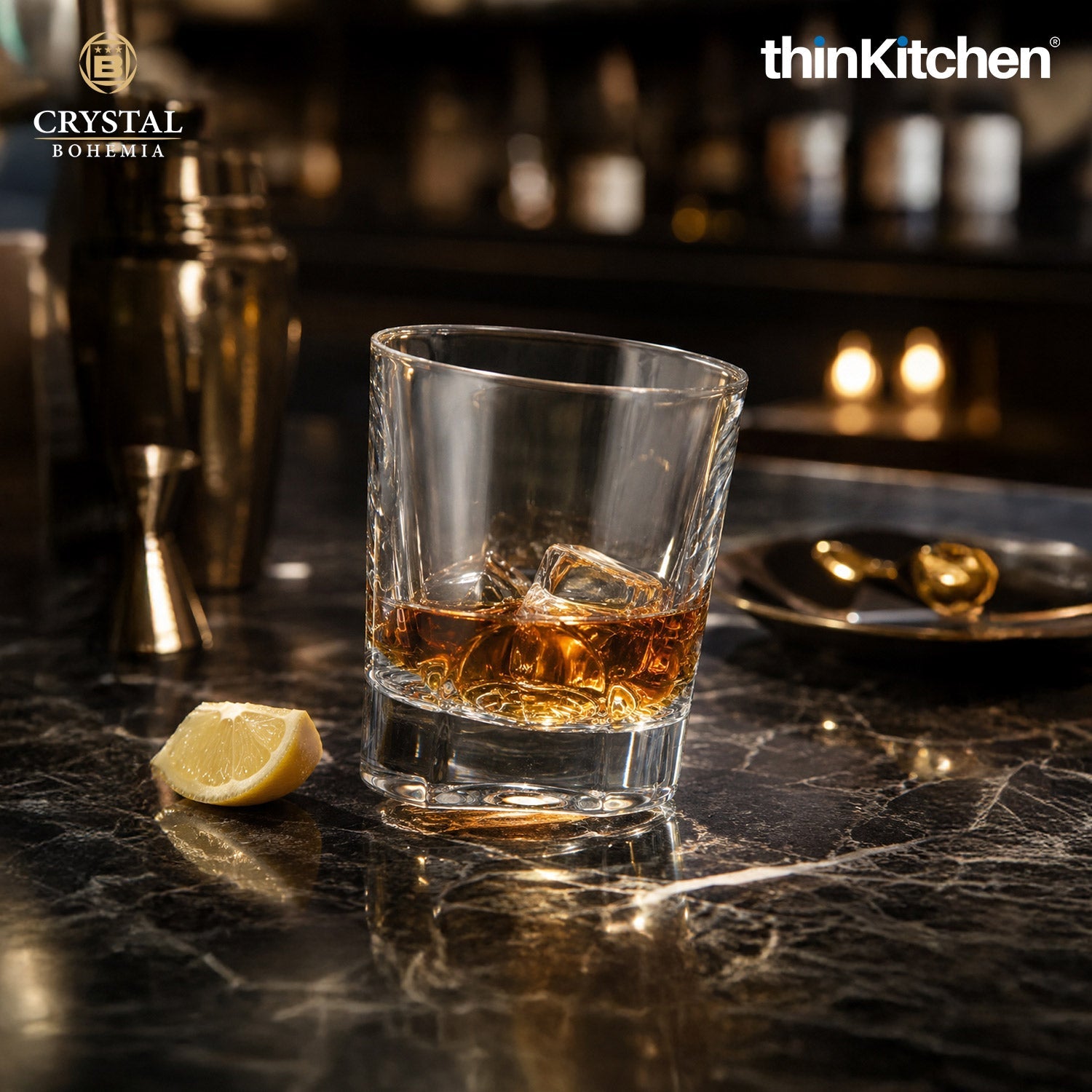 Premium 300ml  Torneo Whisky Glass Set of 6 – Double Old Fashioned (DOF), Luxury  Diamond-Cut Whisky, Scotch & Bourbon Crystalware - 1