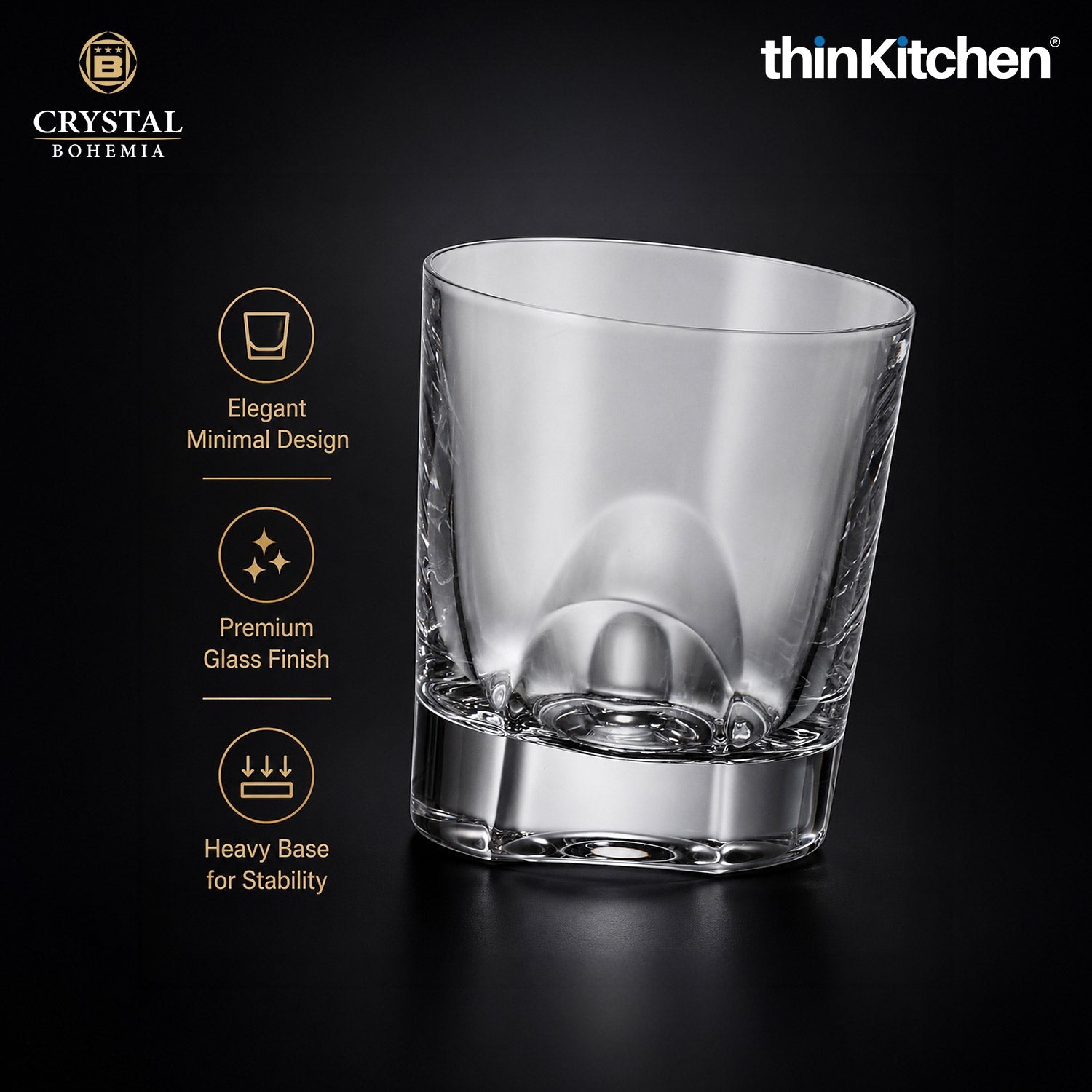 Premium 300ml  Torneo Whisky Glass Set of 6 – Double Old Fashioned (DOF), Luxury  Diamond-Cut Whisky, Scotch & Bourbon Crystalware - 5