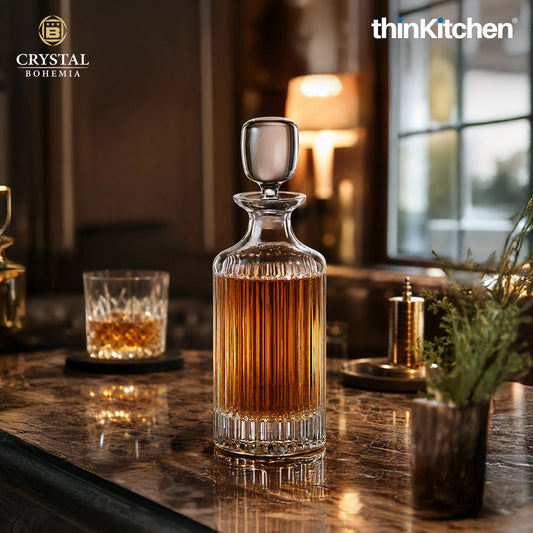Premium Skyline Premium 750ml Whisky Decanterwith Airtight Stopper for Scotch Bourbon Whiskey