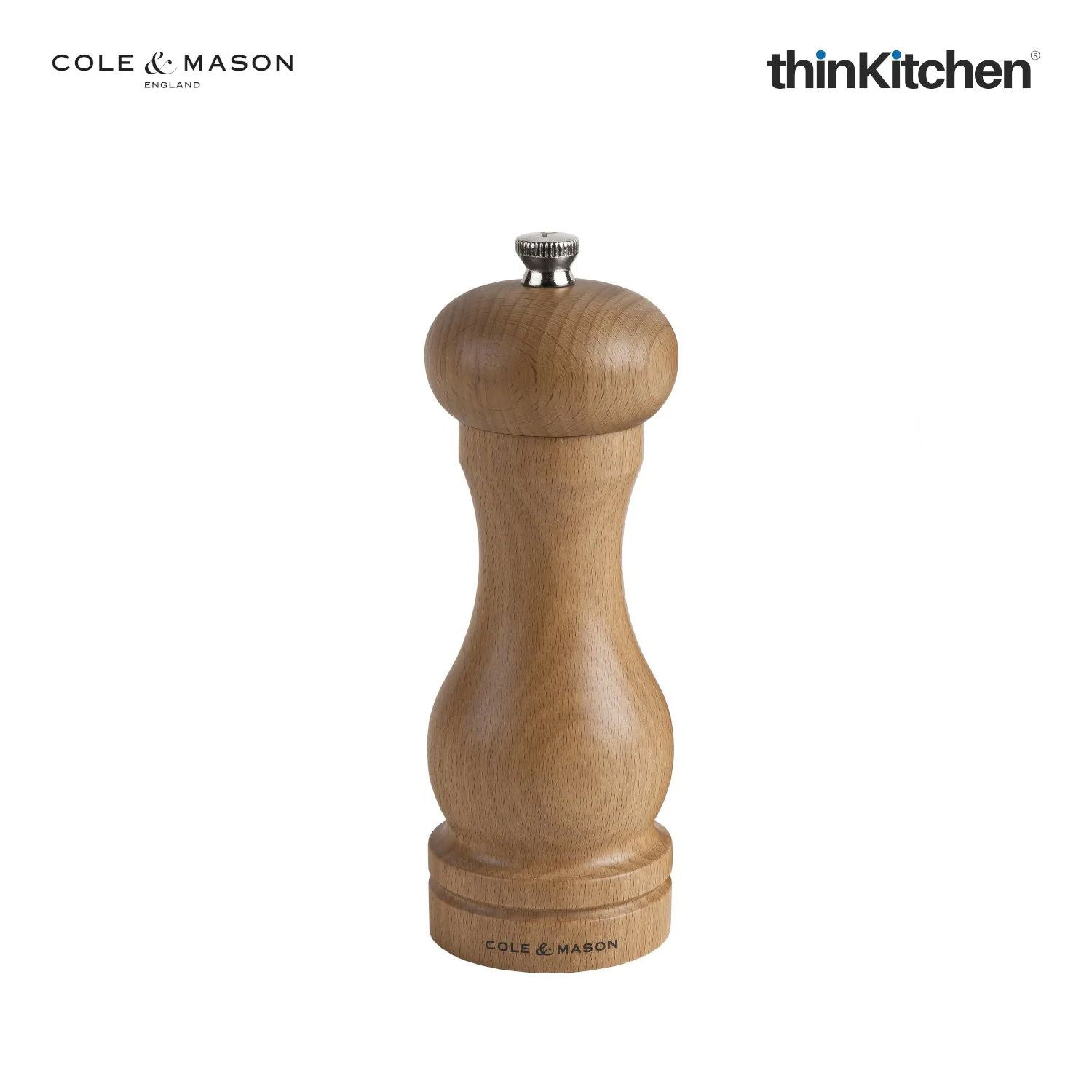 Cole And Mason Beech Capstan Salt Pepper Mill Set - 2