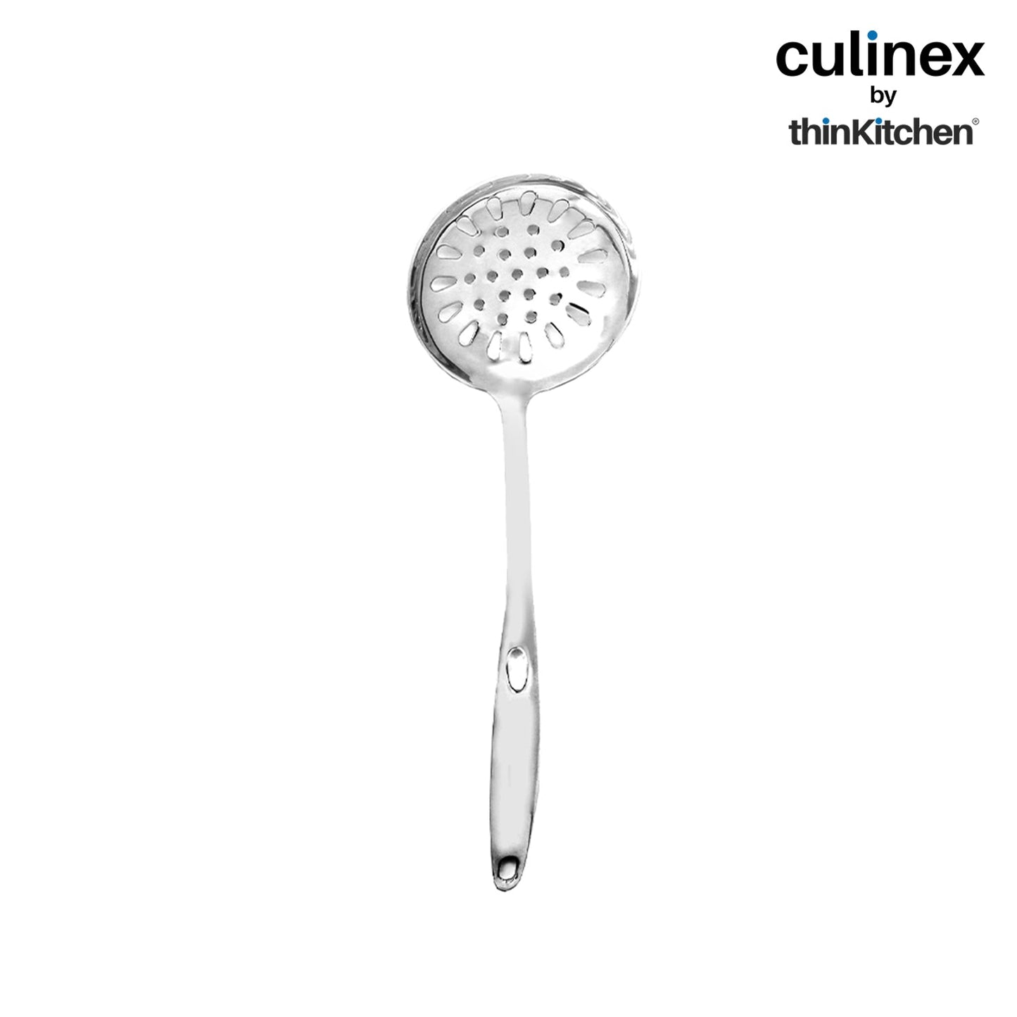 Culinex by thinKitchen | Harmony 18/8 Stainless Steel Hollow Handle Slotted Turner,  Hollow Handle Pasta Server, Hollow Handle Ladle, Hollow Handle Potato Masher & Hollow Handle Skimmer