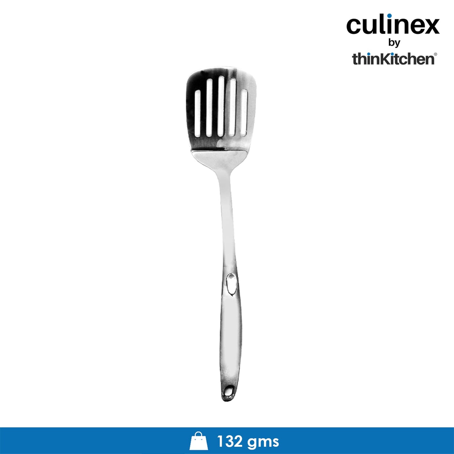 Culinex by thinKitchen | Harmony 18/8 Stainless Steel Hollow Handle Slotted Turner,  Hollow Handle Pasta Server, Hollow Handle Ladle, Hollow Handle Potato Masher & Hollow Handle Skimmer