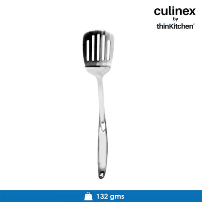 Culinex by thinKitchen | Harmony 18/8 Stainless Steel Hollow Handle Slotted Turner,  Hollow Handle Pasta Server, Hollow Handle Ladle, Hollow Handle Potato Masher & Hollow Handle Skimmer