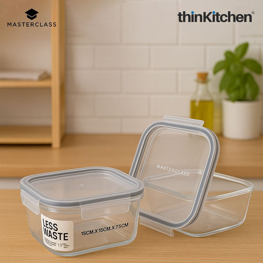 MasterClass Recycled Eco Snap Food Storage Container (Square x Rectangle)