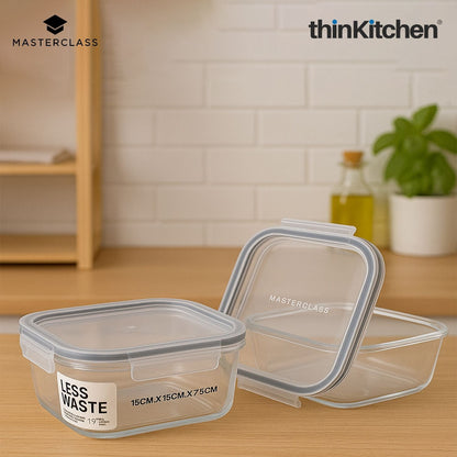 MasterClass Recycled Eco Snap Food Storage Container (Sq. x Rect.)