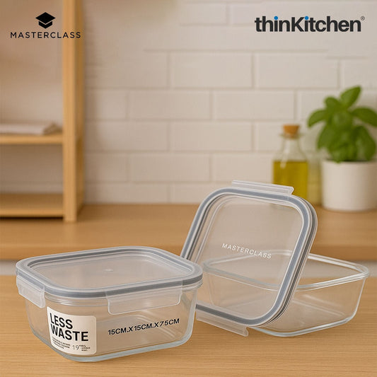 MasterClass Recycled Eco Snap Food Storage Container (Sq. x Rect.)