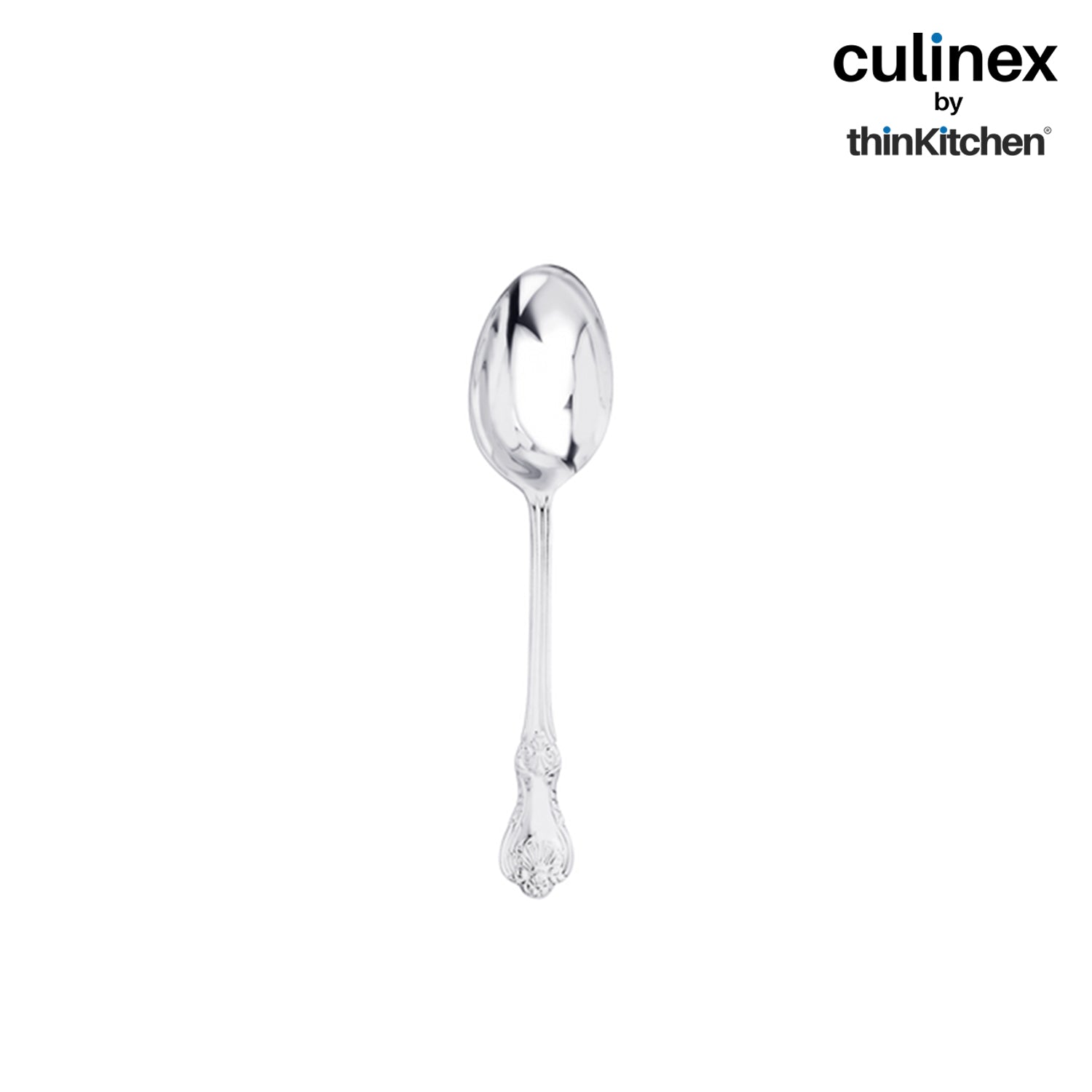 Culinex by thinKitchen|Fest 18/8 Stainless Steel Dessert Fork & Dessert Spoon,  Set of 6 - 4