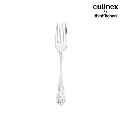 Culinex by thinKitchen|Fest 18/8 Stainless Steel Dessert Fork & Dessert Spoon,  Set of 6
