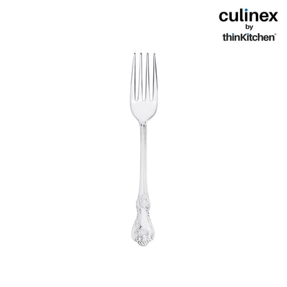 Culinex by thinKitchen|Fest 18/8 Stainless Steel Table Fork & Table Spoon,  Set of 6