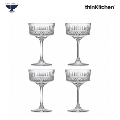 Ravenhead Winchester Set of 4 Cocktail Saucers 26Cl