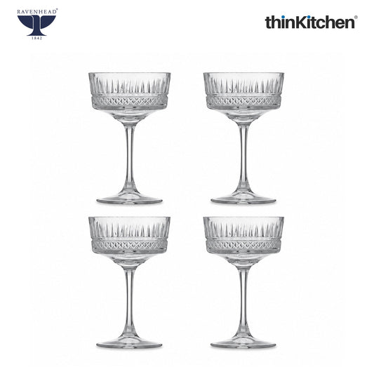 Ravenhead Winchester Set of 4 Cocktail Saucers 26Cl