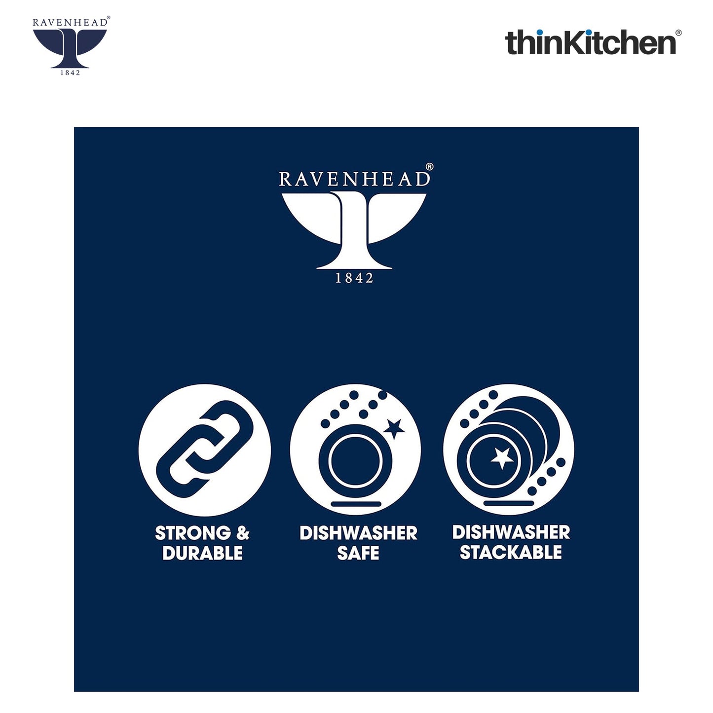 Ravenhead Winchester Set of 4 Cocktail Saucers 26Cl