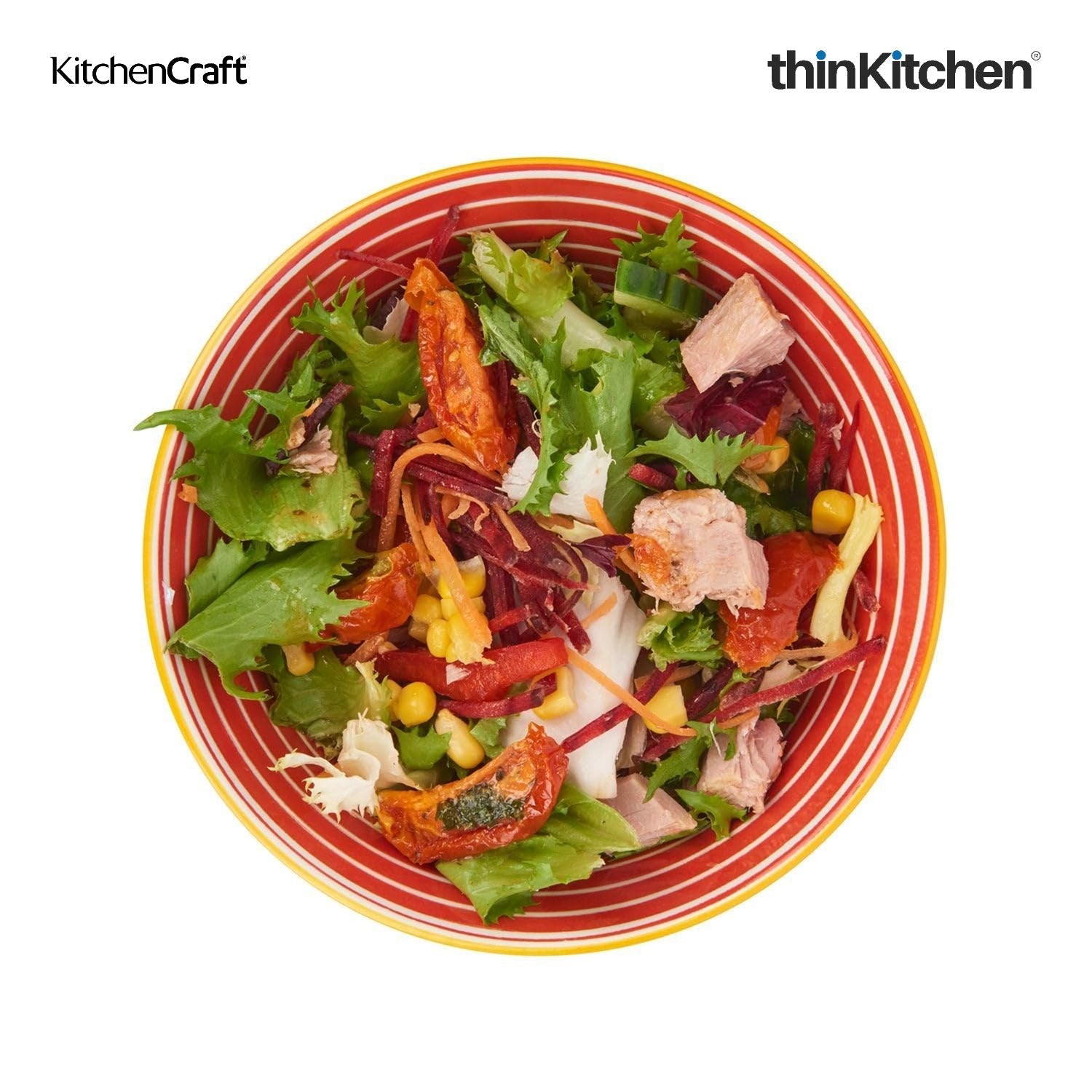 KitchenCraft Premium 16 cm Stoneware Serving Bowl Set of 2 for Soups, Cereal, Noodles, Snacks - Swirl & Spot Design | Wide Rim, Microwave & Dishwasher Safe | Designed in UK - 5
