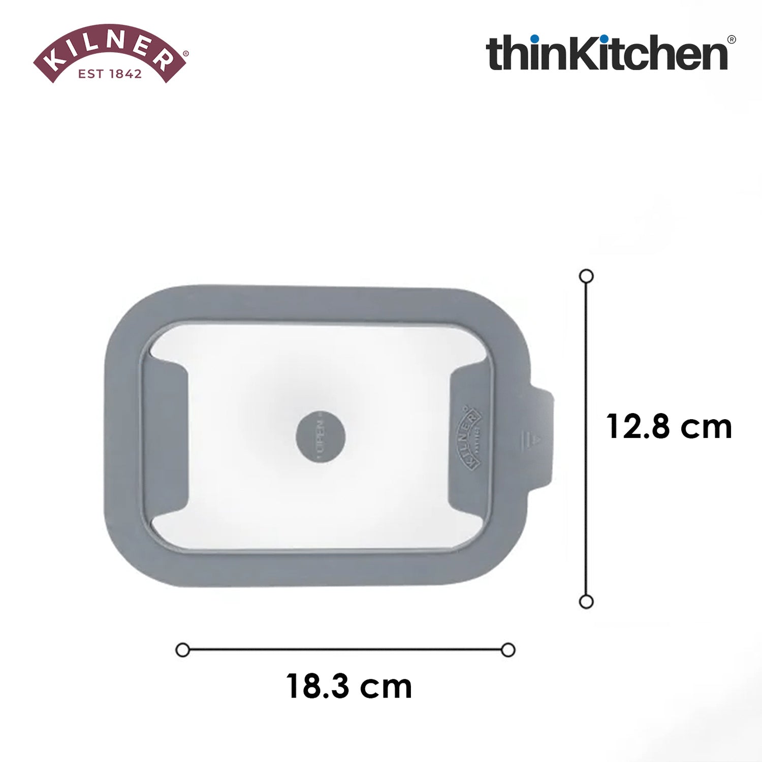 Kilner Premium 2 Pcs x 1.5 L Airtight, Leakproof Glass Container for Food Storage, Leftovers, Snacks, Meal Prep | Oven safe, Freezer Safe, Fresh Series Container for Kitchen - 5