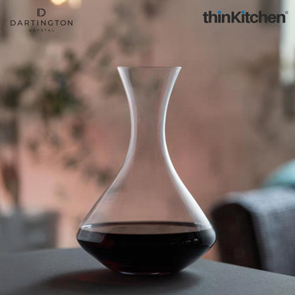 Dartington 1.5L Premium Crystal Wine Decanter, Red Wine Carafe for Serving & Entertaining