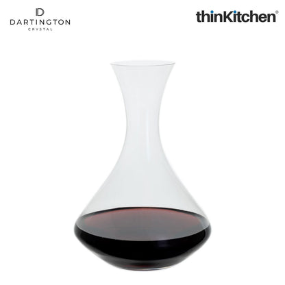 Dartington 1.5L Premium Crystal Wine Decanter, Red Wine Carafe for Serving & Entertaining