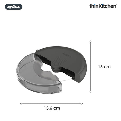 Premium Stainless Steel Pizza Cutter Wheel with Blade Cover | Sharp Pizza Cutter for Thin & Thick Crusts | Ergonomic Handle, Dishwasher Safe Kitchen Tool for Pies, Pastry