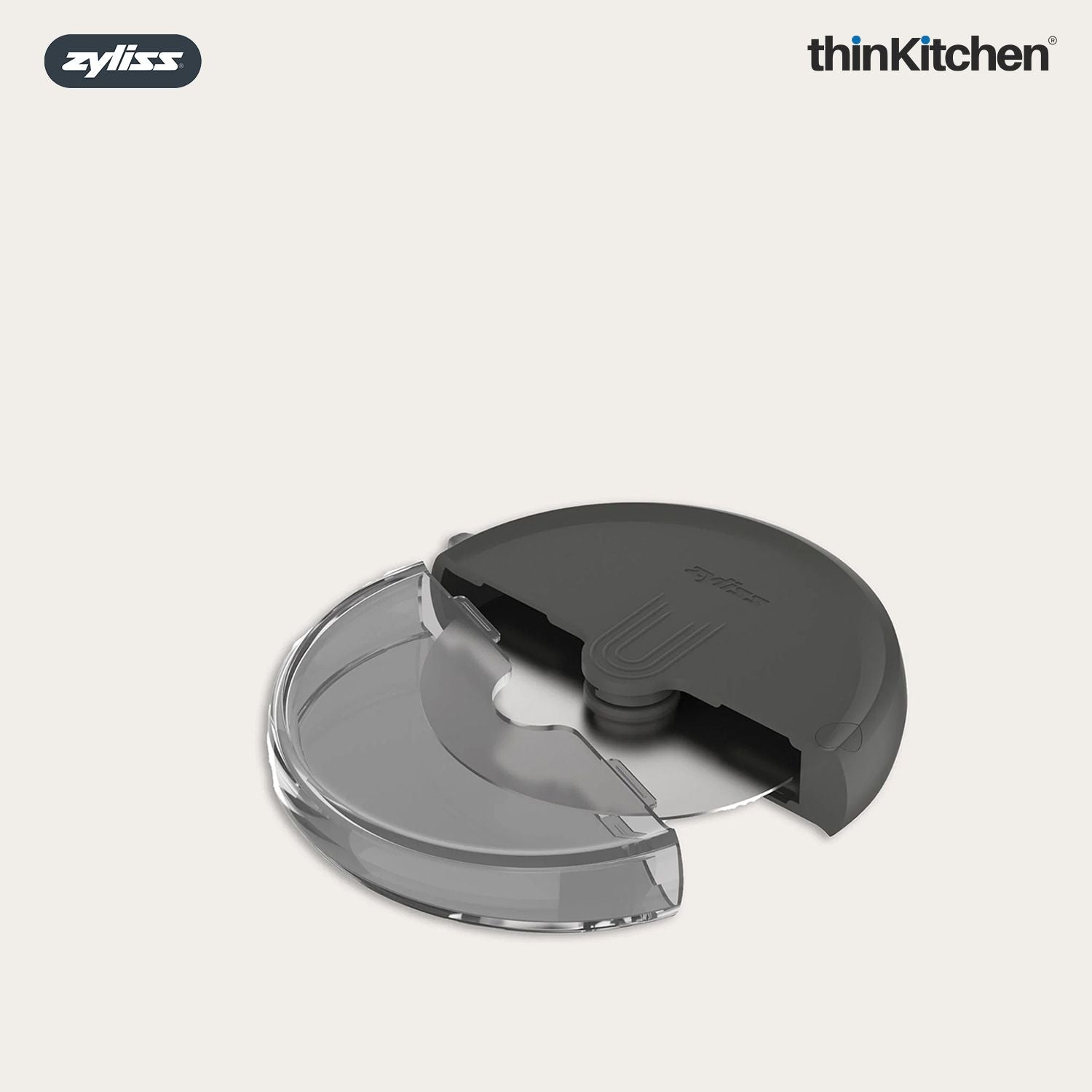 Premium Stainless Steel Pizza Cutter Wheel with Blade Cover | Sharp Pizza Cutter for Thin & Thick Crusts | Ergonomic Handle, Dishwasher Safe Kitchen Tool for Pies, Pastry - 2