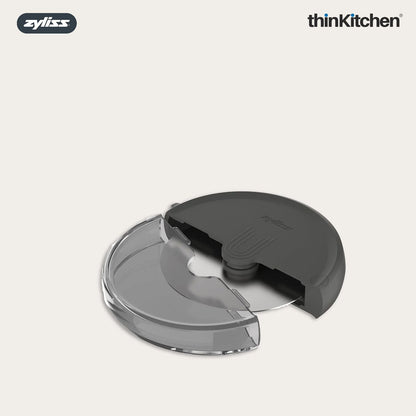 Premium Stainless Steel Pizza Cutter Wheel with Blade Cover | Sharp Pizza Cutter for Thin & Thick Crusts | Ergonomic Handle, Dishwasher Safe Kitchen Tool for Pies, Pastry
