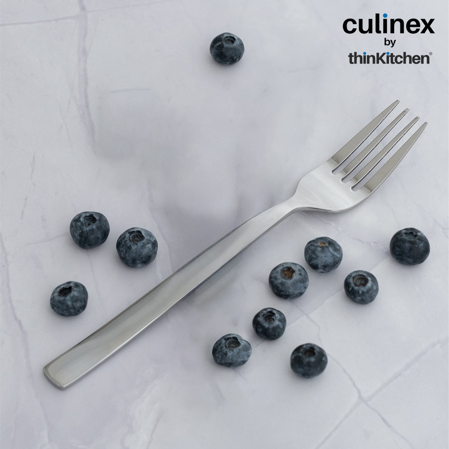Culinex by thinKitchen|Essen Stainless Steel Dinner Fork,  Set of 6